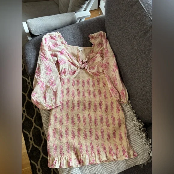 LoveShackFancy Stunning Kyndra Floral Mini Dress size small - Picture 6 of 15